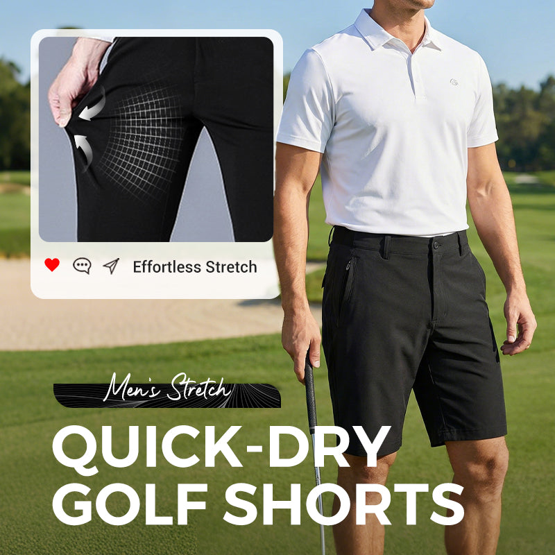 Men's Stretch Quick Dry Casual Golf Shorts