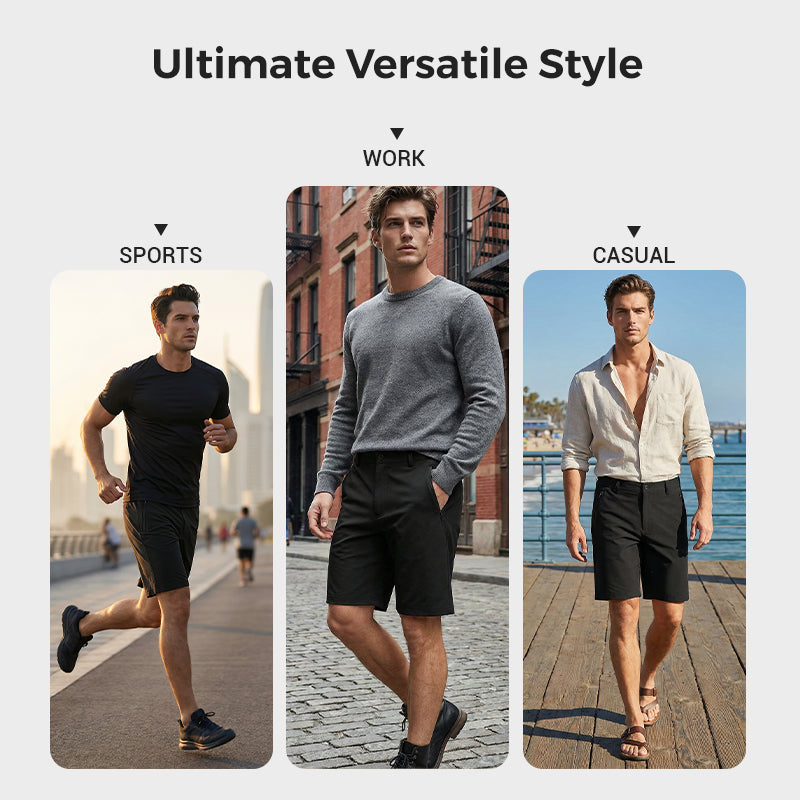 Men's Stretch Quick Dry Casual Golf Shorts