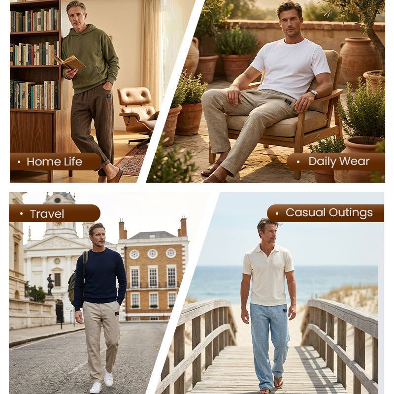 Men’s Classic Linen Pants