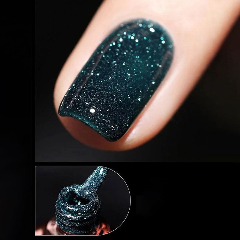 💜Last Day-Buy 1 Get 1 Free!💜High Density Glitter Nail Gel Polish💅✨