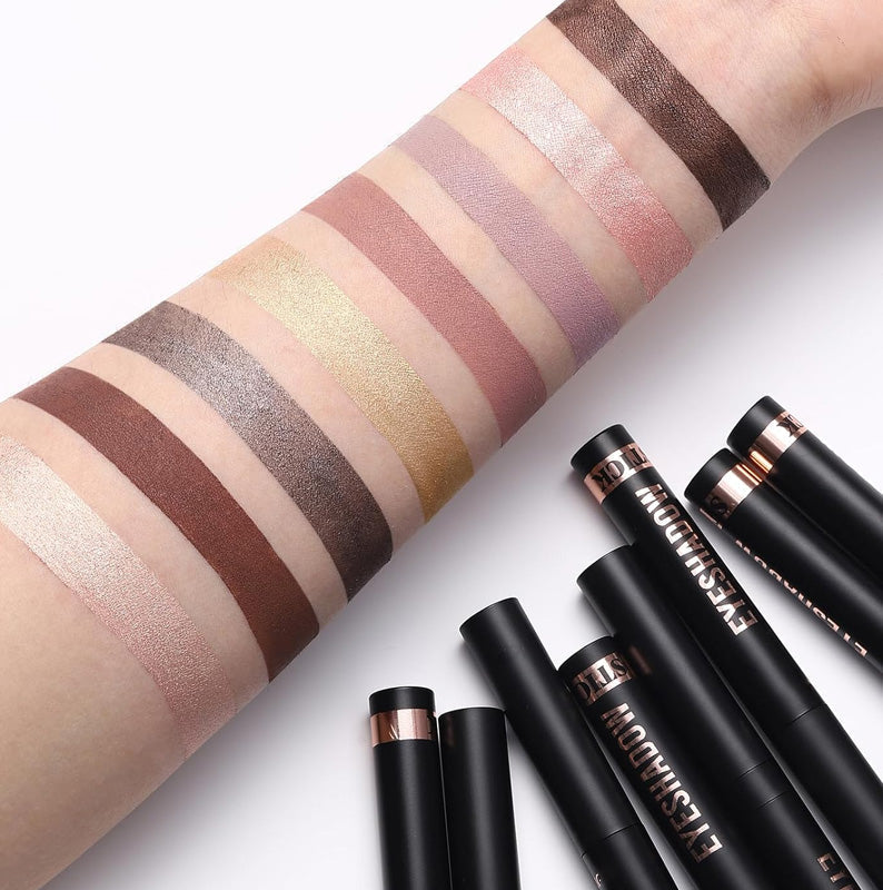 🎅ONLY TODAY - FOR 8 PCS!!🎄50K+ SOLD! 🎁✨8 Colors Glitter Eyeshadow Stick Waterproof & Long-Wearing & Multi-Use